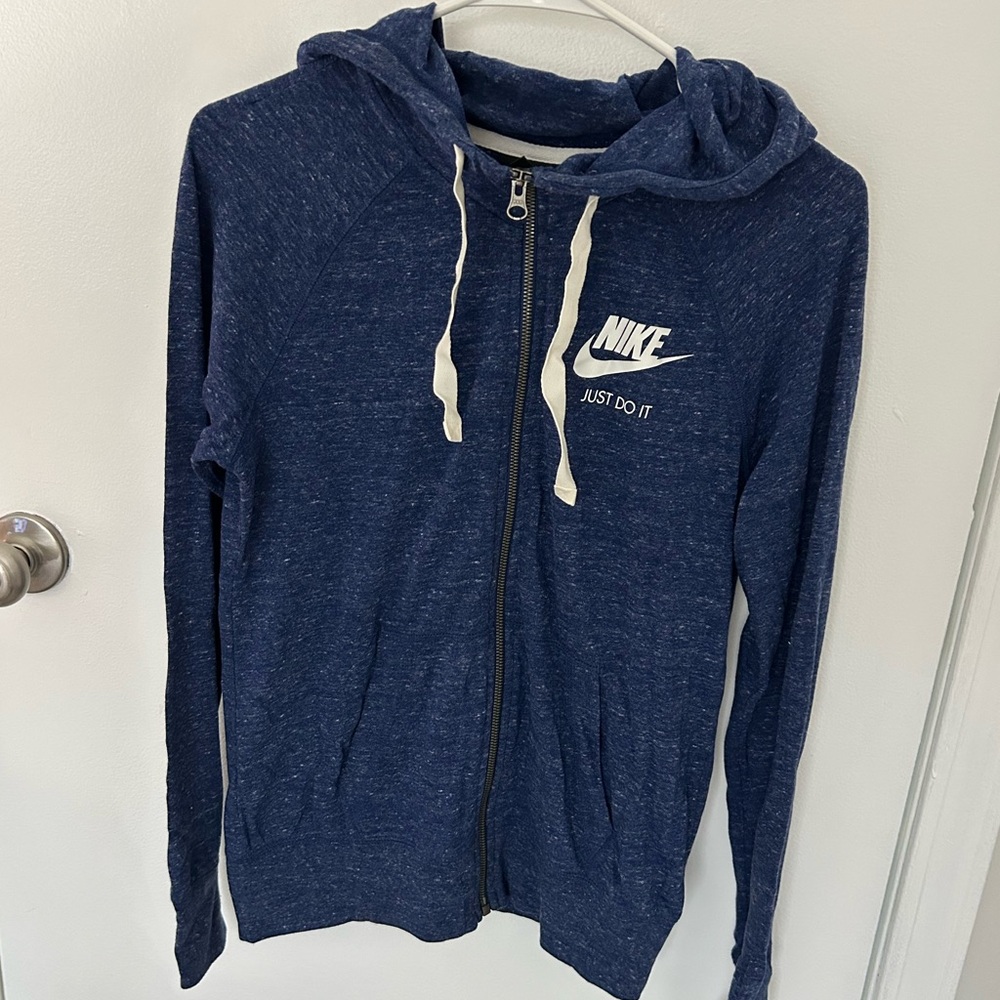 Nike Blue Women’s Zip-Up Hoodie
